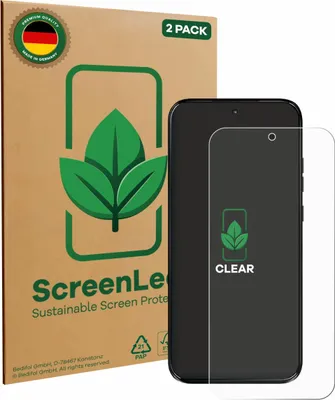 Produktbild von 2x ScreenLeaf Schutzfolie für Motorola Moto G77 Displayschutz Display Schutz Folie Klar Transparent