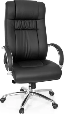 Produktbild von hjh OFFICE XXL Drehstuhl XXL G 600 Bürostuhl gepolstert bis 150 kg belastbar mit Armlehnen Kunstleder für Büro, Zuhause