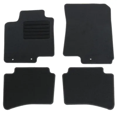 Fußmatten-Set für Hyundai i20, 06/2018-09/2020, 4-teilig, Schwarz