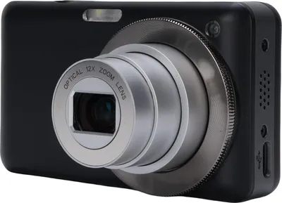 Obrázok produktu pre Plyisty 4K Digitálna videokamera 64MP HD 10x optický zoom WiFi Autofokus pre zdieľanie na sociálnych sieťach ABS Black Li Batterie X1, NP 12L, 1000mah (Black)