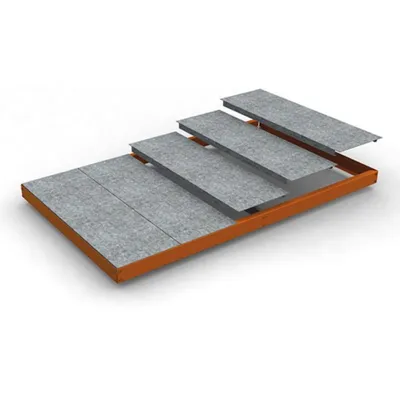 Produktbild von Simonrack Stahlfachboden SIMONFORTE EA 1806 orange 240,0 x 90,0 cm