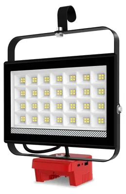 LED-Baustrahler 18 V 100 W 6500 lm wiederaufladbar tragbar