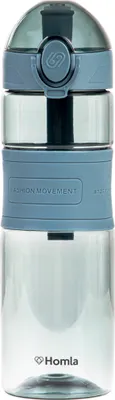 Produktbild von Wasserflasche Trinkflasche POPPIE Flasche blau 600 ml HOMLA