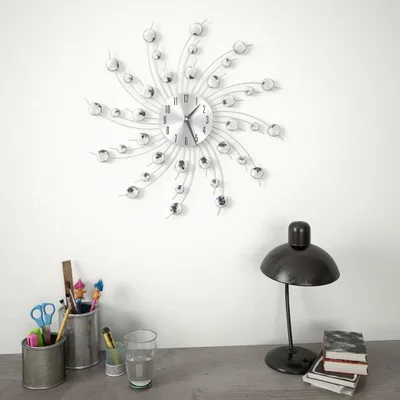 Immagine prodotto di Orologio da Parete con Movimento al Quarzo Design Moderno 50 cm