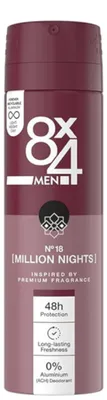 Produktbild von 8x4 Deodorant Spray Million Nights 150 ml