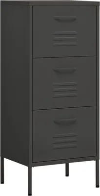 Produktbild von Lagerschrank Anthrazit 42,5x35x101,5 cm Stahl