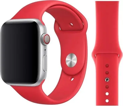 Produktbild von Original Apple Sport Armband S/M 42/44/45mm MRGW2ZM/A Red Raspberry