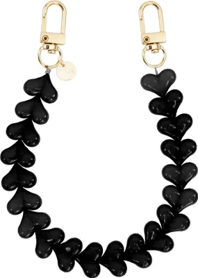 Produktbild von Zauberkabel Telefonkabel Schwarz Funky Hearts für iPhone-Modelle