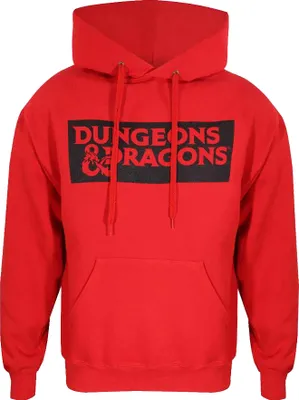 Obrázok produktu pre Dungeons & Dragons - Mikina s kapucňou pre mužov/dámy Uni HE1479 (L) (červená)