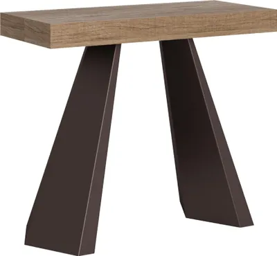 Zdjęcie produktu dla ITAMOBY - Konsola rozkładana 90x40/300 cm Diamante Dąb naturalny rama w kolorze Misia