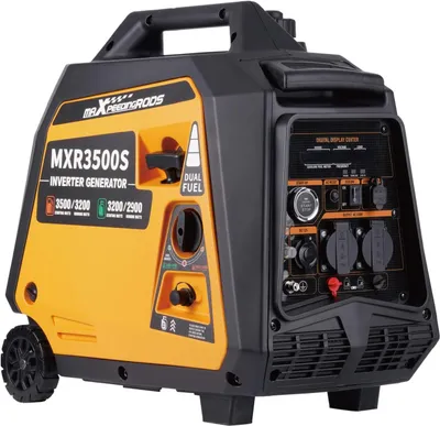 Obrázek produktu pro Invertorový generátor na plyn a benzín s výkonem 3500 W a digitálním displejem