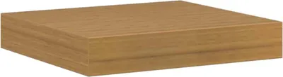 Obrázek produktu pro vidaXL Nástěnná police Nástěnná béžová 23 x 23,5 x 4 cm Materiál na bázi dřeva