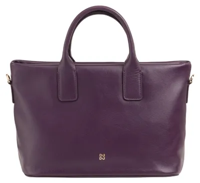 Produktbild von Elegante Damen Lederhandtasche mit Riemen DUDU