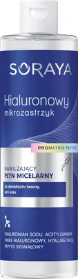 Zdjęcie produktu dla SORAYA płyn nawilżający z micelami kwasu hialuronowego, 400 ml