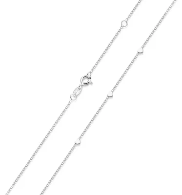 Produktbild von MATERIA by Matthias Wagner Herz Choker Kette Silber 925 Damen Halskette 42-45 cm CO-35-Silber