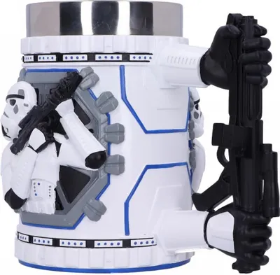 Produktbild von Star Wars - Stormtrooper Krug 18cm - Offiziell Lizenziertes Merchandise Bierkrug