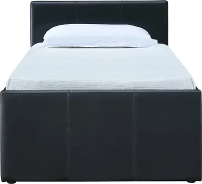 Produktbild von Miliboo - Ausziehbett 90 x 195 cm Schwarz Matt MACCO
