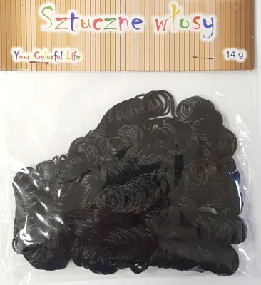 Immagine prodotto di Capelli sintetici neri 14 g