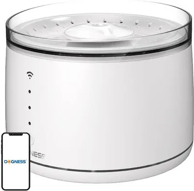 Image de Dogness D07 Fontaine/boisson intelligente pour chiens et chats 1.8L (blanc)