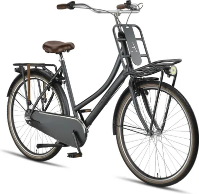 Produktbild von Altec Transportfahrräder Damen Dutch 28 Zoll 57 cm Damen 3G Rücktrittbremse Dunkelgrau