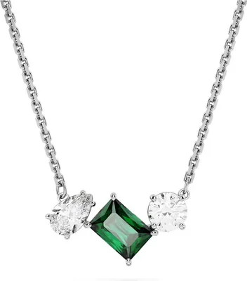 Image de Swarovski-Halskette MESMERA:PEND GREEN WHITE/RHS 5668278 38-45 cm