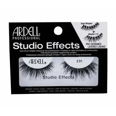 Obrázok produktu pre Studio Effects umelé riasy 231 Wispies pre ženy 1 - Čierna - Ardell