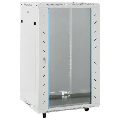 Produktbild von "2026 Aktion"18U Netzwerkschrank 19" IP20 Grau 60x60x100cm Promotion712250 - Serverschränke