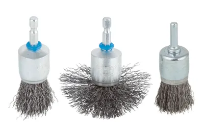 Obrázek produktu pro Wolfcraft drátěný kartáč, štětec 25mm stopka 6mm 2126000