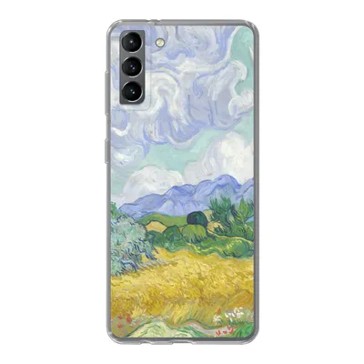Produktbild von MuchoWow® Handyhülle Schutzhülle Hülle für Samsung Galaxy S21 Plus Weizenfeld mit Zypressen - Vincent van Gogh Silikon Softcase Handy Hülle - Handy-Tasche