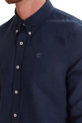 Immagine prodotto di TIMBERLAND - Camicia uomo slim in misto lino e cotone  - Taglia XXL