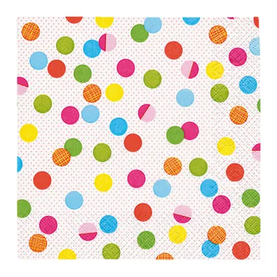 Produktbild von 20 Servietten Party Dots - Party-Punkte 33x33cm