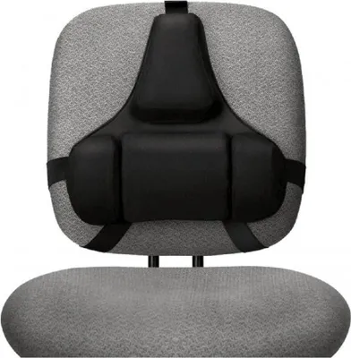 Obrázek produktu pro Fellowes Professional Series, Černá, Síťovinová opěrka zad, Textil, 375 mm, 365 mm, 55 mm