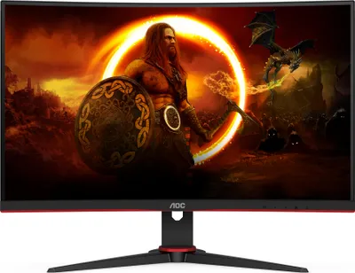 Produktbild von AOC Gaming C27G2E/BK - LED-Monitor - gebogen - Full HD (1080p) - 68.6 cm (27") - HDR