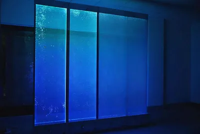 Produktbild von Moderne Trennwand Wasser Wände LED Wasserwand Beleuchtete Wand Säulen 120x240cm