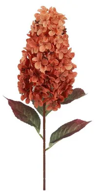 Produktbild von Countryfield Kunstblume Hydrangea Orange Dekoblume