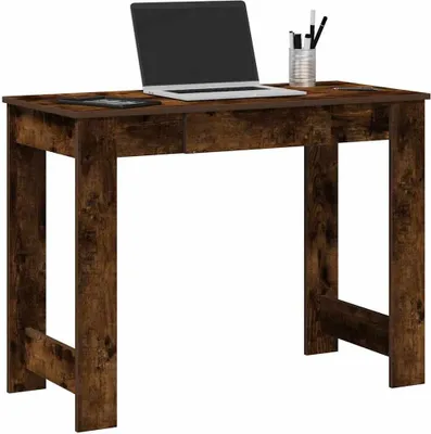 Produktbild von Möbel Schreibtisch Räuchereiche 100x45x75 cm Holzwerkstoff - Schreibtische &30087
