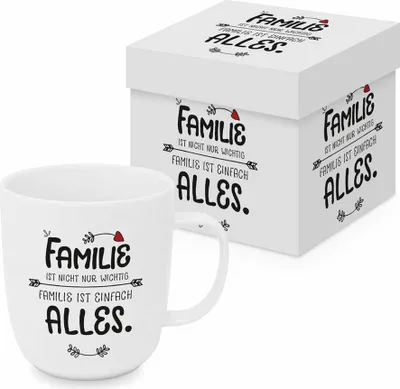 Obrázek produktu pro PPD Family Matte Mug, v dárkovém balení, šálek, hrnek na čaj, hrnek na kávu, 400 ml, 604482