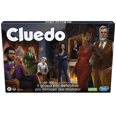 Zdjęcie produktu dla Cluedo Classic, Gra planszowa, Detektyw, 8 lat(a), 45 min, Gra rodzinna