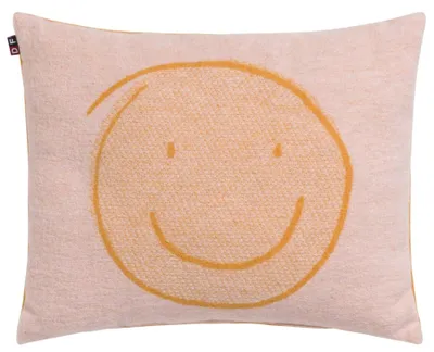 Produktbild von David Fussenegger Kissen gefüllt Juwel 'Happy Faces' 30 x 40 cm Hellorange