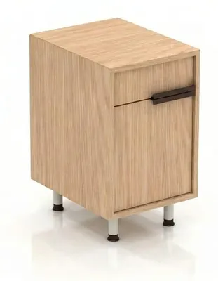 Obrázok produktu pre Minimalistická komoda, béžová, moderný dizajn, úložný priestor