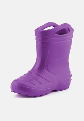 Produktbild von Ladeheid Kinder Mädchen Jungen federleichte Eva Thermo Gummistiefel gefüttert KL051 (Violett, 35)
