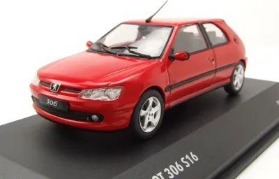 Zdjęcie produktu dla Solido 421438213 Peugeot 306 GTI S16 2002 czerwony 1:43