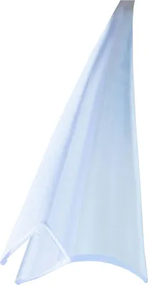 Produktbild von Bagnoxx Duschdichtung Spaltdichtung 2m, Wanddichtung für Duschkabine im Bad, 8mm Glasstärke, transparentes PVC Profil als Duschwand Dichtung, Abdichtung Dusche zwischen Wand und Glaselement