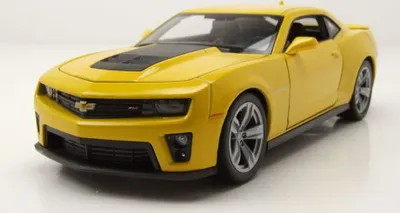 Produktbild von Welly 24042G Chevrolet Camaro ZL1 2013 gelb 1:24