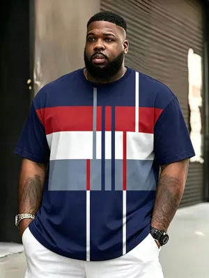 Produktbild von Herren Oversize T-Shirt,Kurzarmshirt mit Rundhalsausschnitt,lässiges Sommer Oberteil für Alltag, Freizeit,modische Herrenbekleidung als Geschenk,2xl
