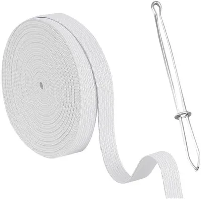 Gummiband 2 cm breit - 10 m lang - Elastisches Band zum Nähen - Breites Gummiband für Kleidung - Gummiband für Heimwerker