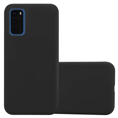 Image de Cadorabo Housse pour Samsung Galaxy S20 Housse en noir Housse pour portable TPU Silicone Etui Case Cover