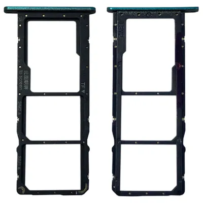 Immagine prodotto di Vassoio per Sim Card per Huawei Y7 2019 Blu Portacarte a scorrimento Parte di ricambio
