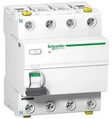 Immagine prodotto di Interruttore differenziale iID-63-4-30-AC 63A 4 poli 30mA Tipo AC Schneider A9Z11463