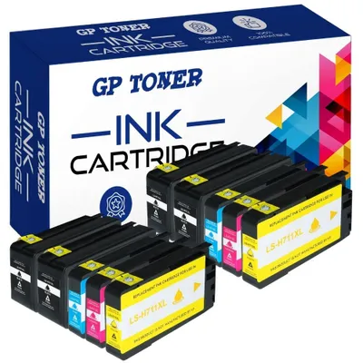 Zdjęcie produktu dla 10X Tusze Do Drukarki Hp 711 Xl Designjet T120 T525 T530 T520 Cz133A Zestaw
